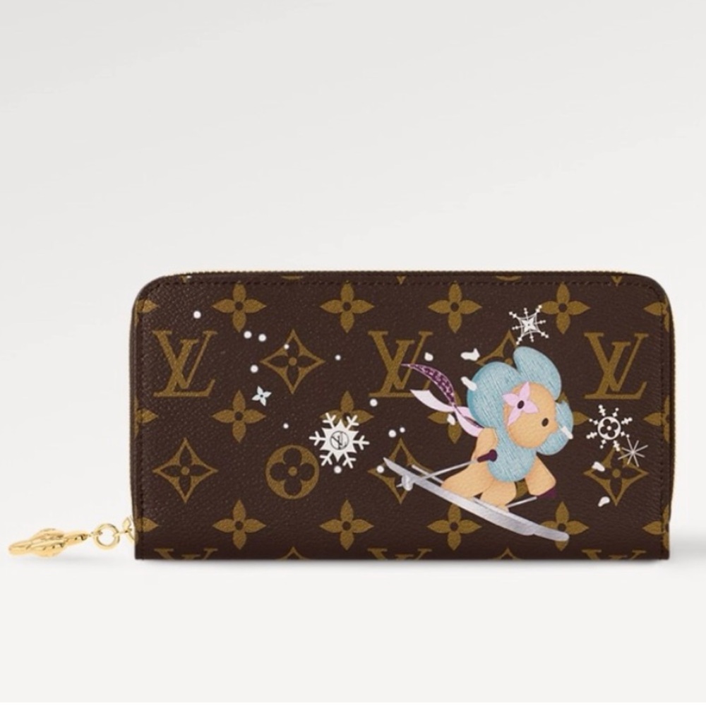 NIB Louis Vuitton Vivienne Snow Show Zippy Wallet M12223